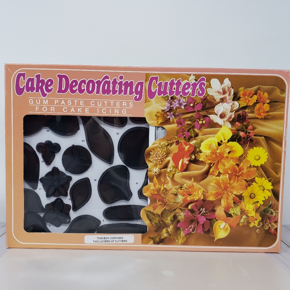 JEM Cake Decorating Cutters Gum Paste Cutters For Cake Icing